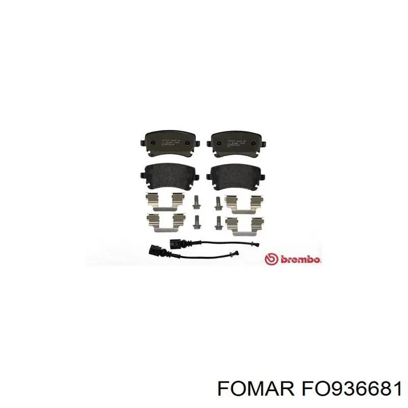 Comprar FO936681 Fomar Roulunds Pastillas de freno traseras