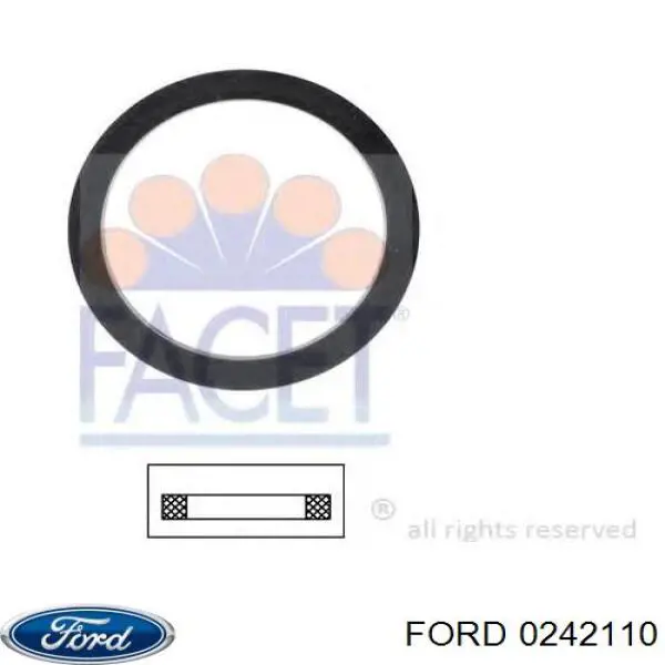 0242110 Ford junta, termostato