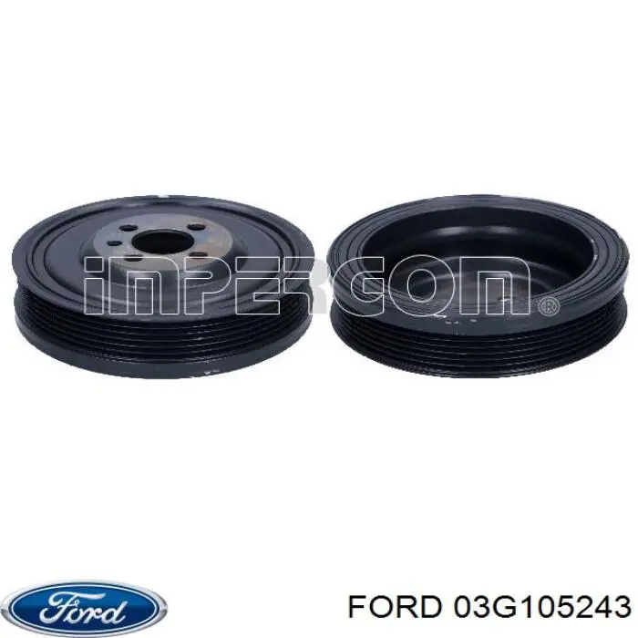 Polea, cigüeñal Volkswagen Golf 8 CD1, DA1