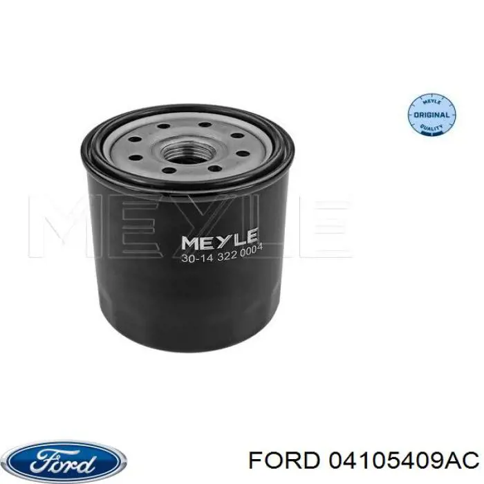 Filtro de aceite 04105409AC Ford