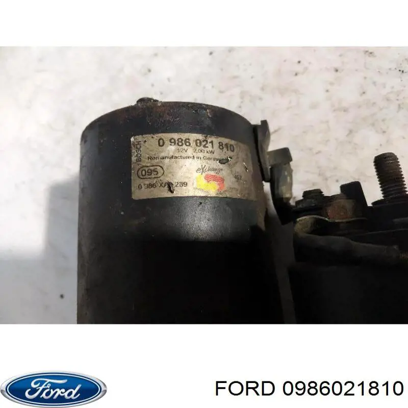 Burro de arranque  Ford 0986021810 precio, desde 75,50 EUR