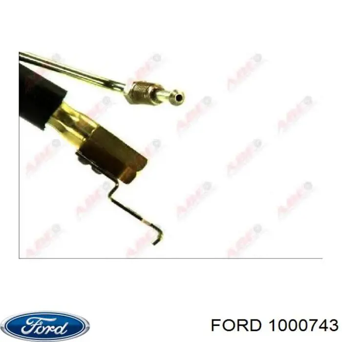 1000743 Ford latiguillo de freno trasero izquierdo