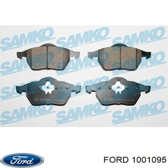 1001095 Ford pastillas de freno delanteras