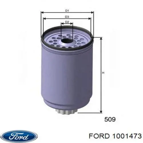 1001473 Ford filtro combustible