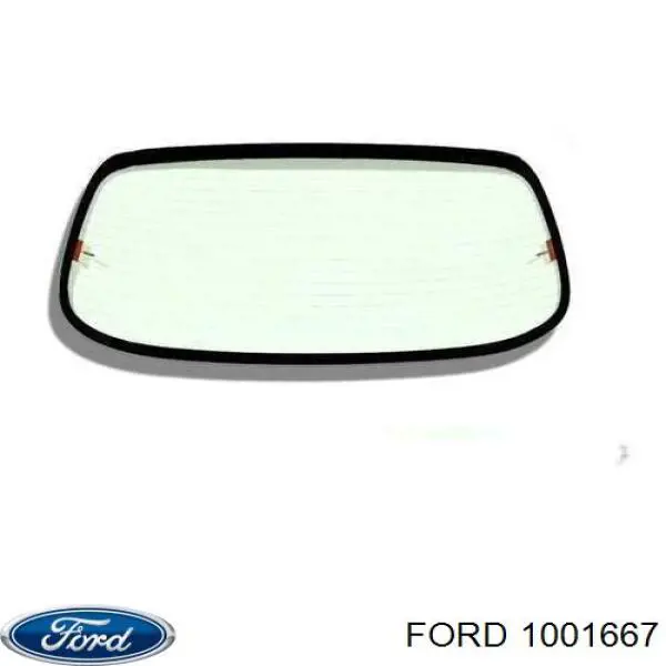 1001667 Ford cristal de el maletero, 3/5 puertas traseras (trastes)