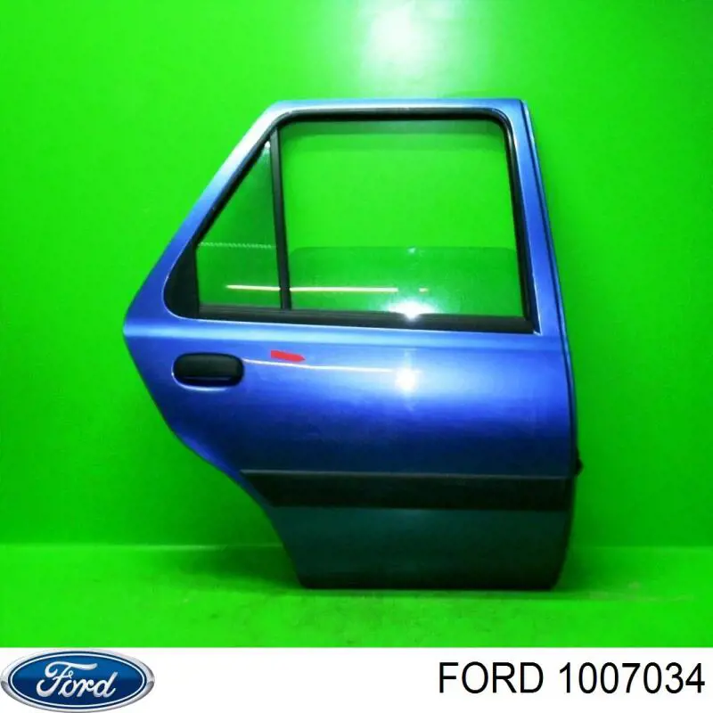 Puerta trasera derecha para Ford Fiesta (JAS, JBS)