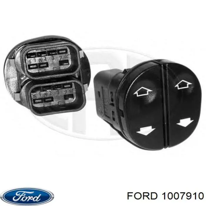 1007910 Ford botón de encendido, motor eléctrico, elevalunas, puerta delantera izquierda