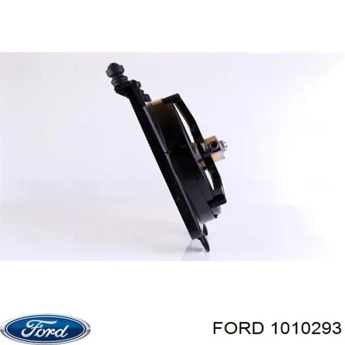 1017982 Ford difusor de radiador, ventilador de refrigeración, condensador del aire acondicionado, completo con motor y rodete