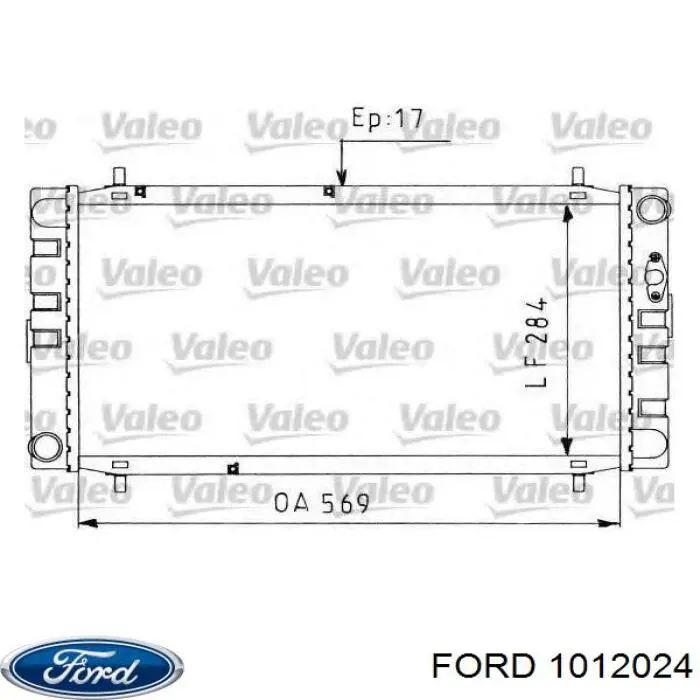 Servofreno de vacío Ford Mondeo 2 (BFP)