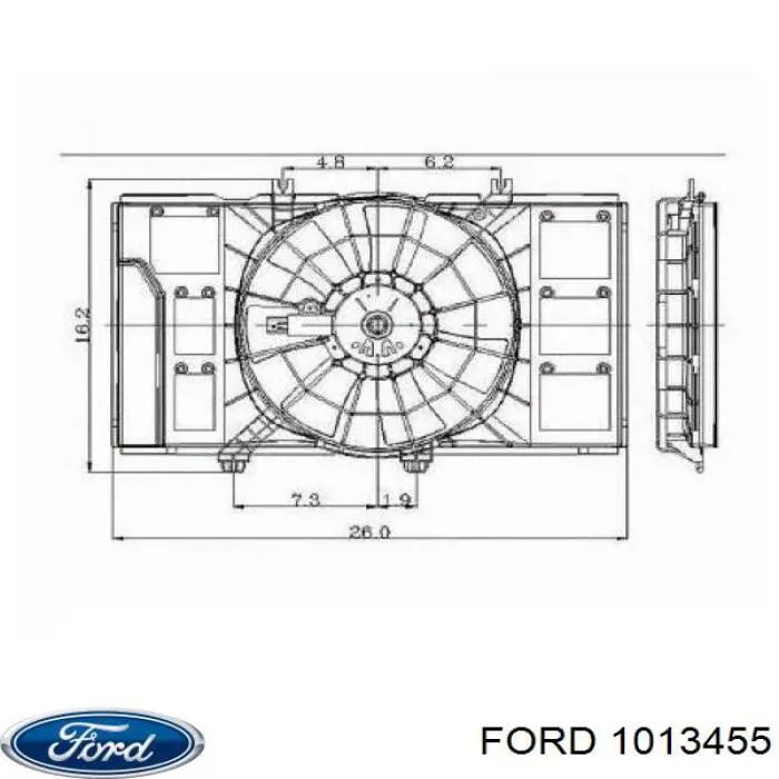 95AB2282DB Ford tubo flexible de frenos trasero