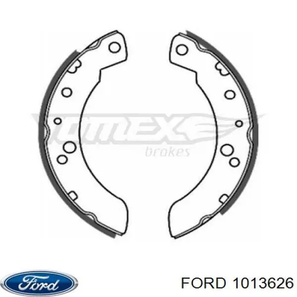 1013626 Ford zapatas de frenos de tambor traseras