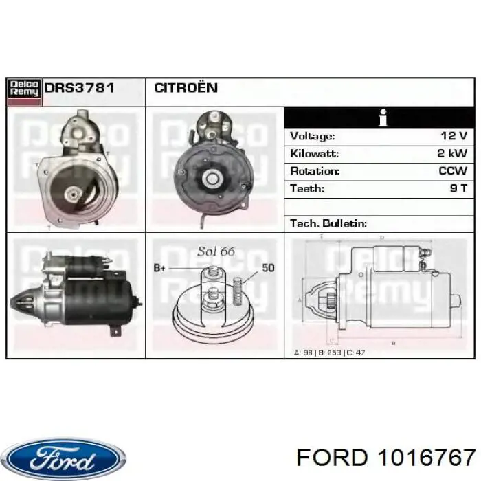 Fuelle, árbol de transmisión delantero exterior Ford Mondeo 1 GBP