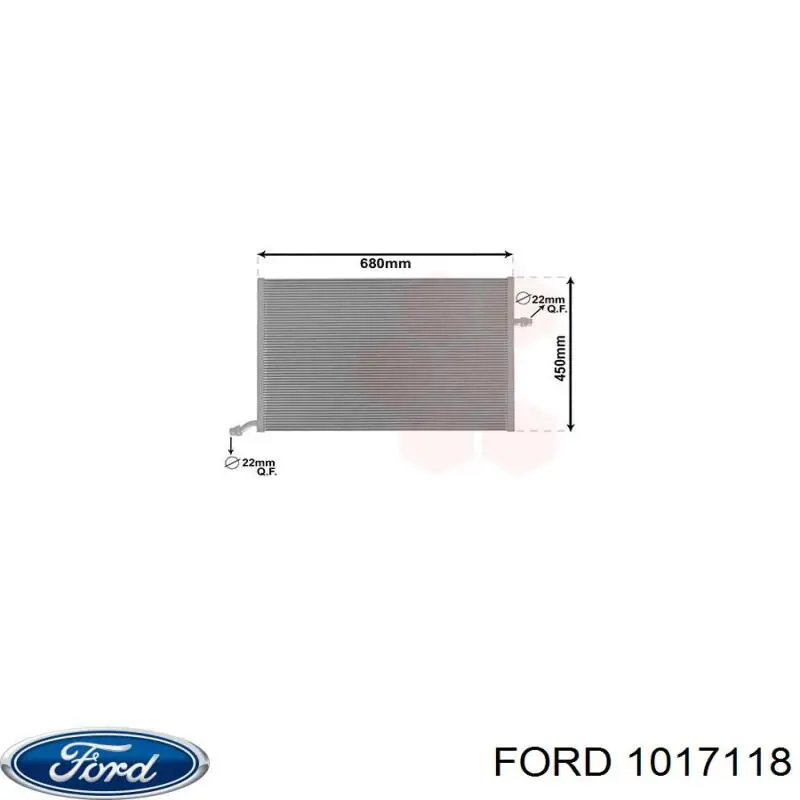 1017118 Ford piloto intermitente izquierdo