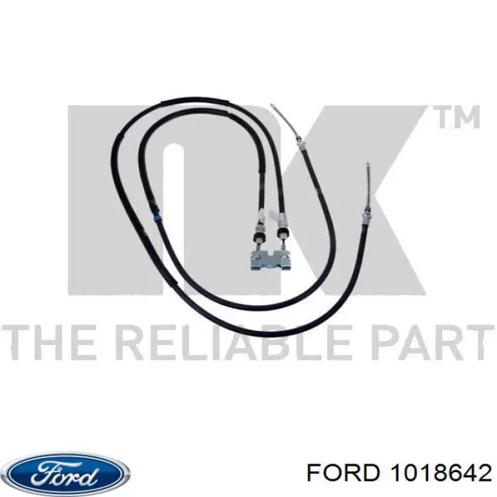 1042338 Ford cable de freno de mano trasero derecho/izquierdo