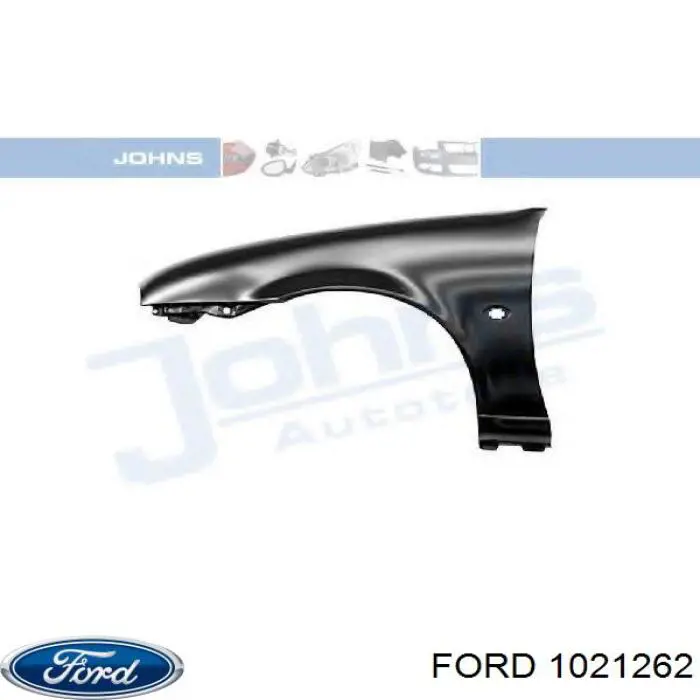 Guardabarros delantero izquierdo para Ford Fiesta (JAS, JBS)