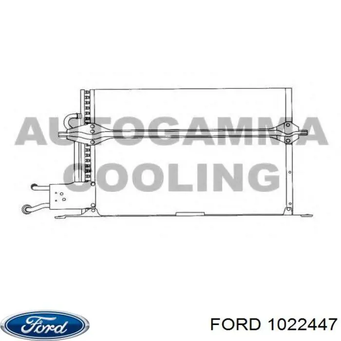 1022447 Ford condensador aire acondicionado