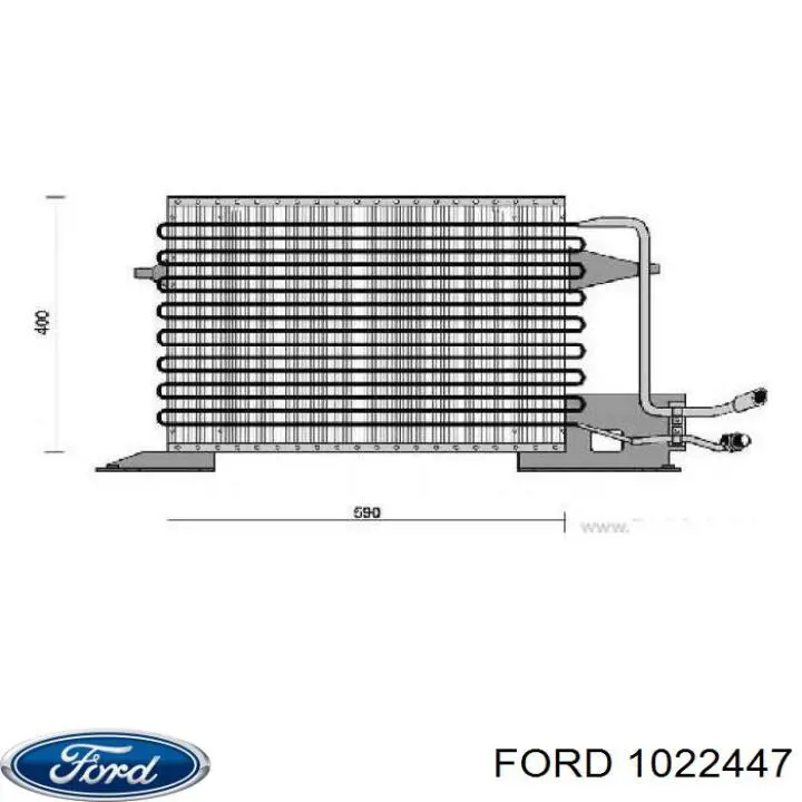 Aire acondicionado capacitor Ford 1022447 precio, desde 83,22 EUR
