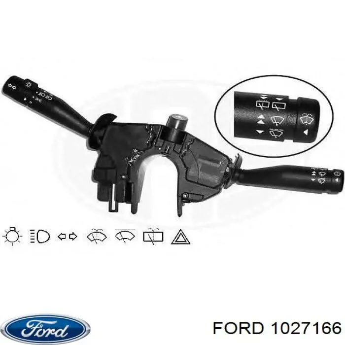 Comprar 1027166 Ford Conmutador izquierdo de la columna de dirección