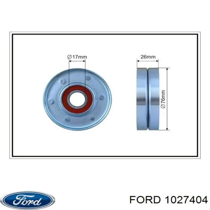 Comprar 1027404 Ford Tensor de correa poli V 