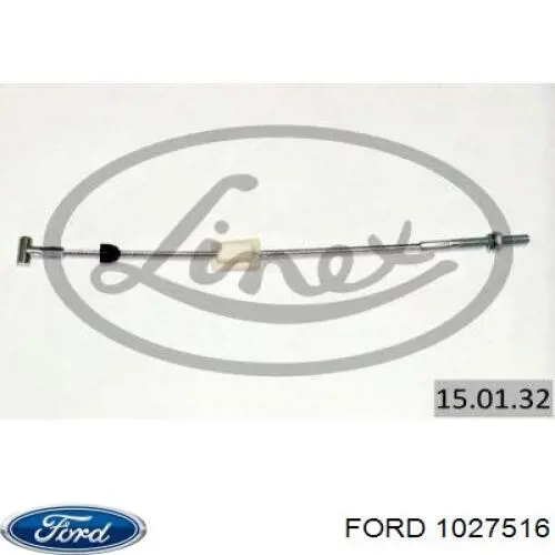 1002209 Ford cable de freno de mano delantero