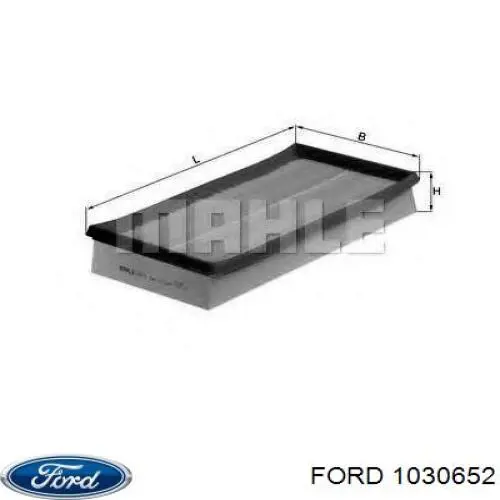 1030652 Ford filtro de aire