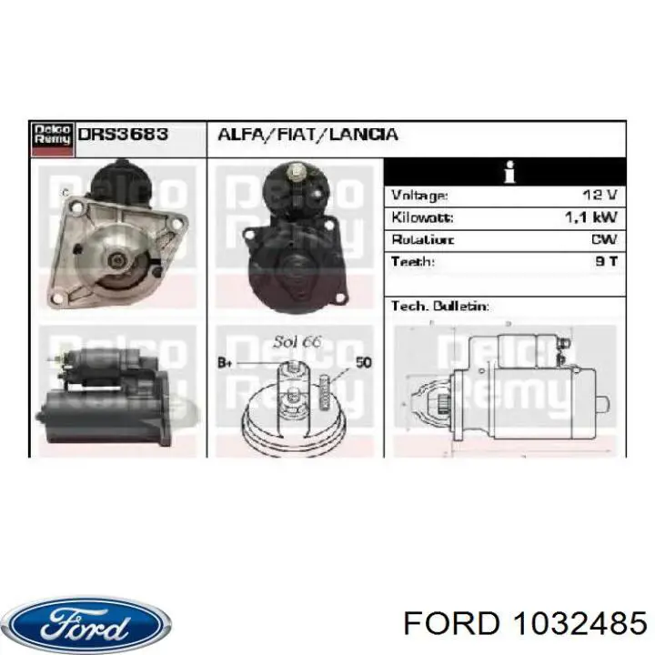 Comprar 1032485 Ford Aislamiento Para Campana