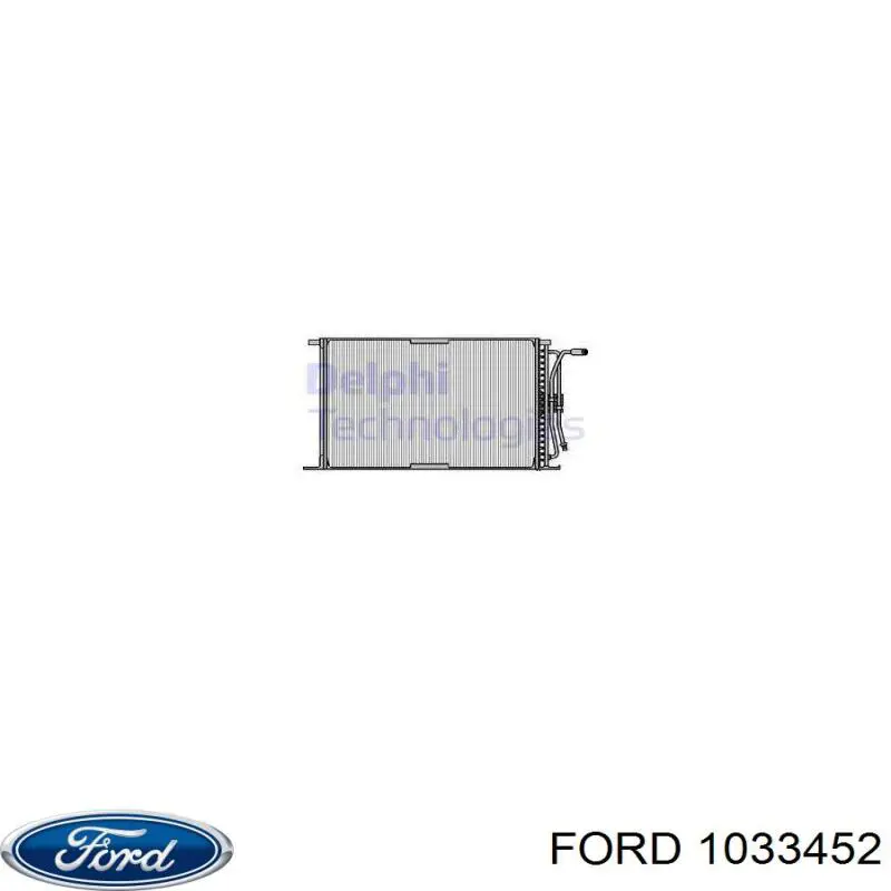 1033452 Ford condensador aire acondicionado