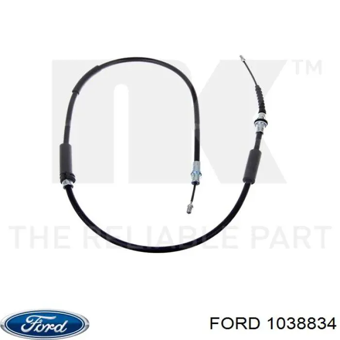 1038834 Ford cable de freno de mano trasero derecho/izquierdo