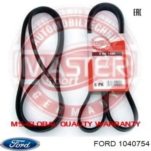 Correa de alternador 1040754 Ford