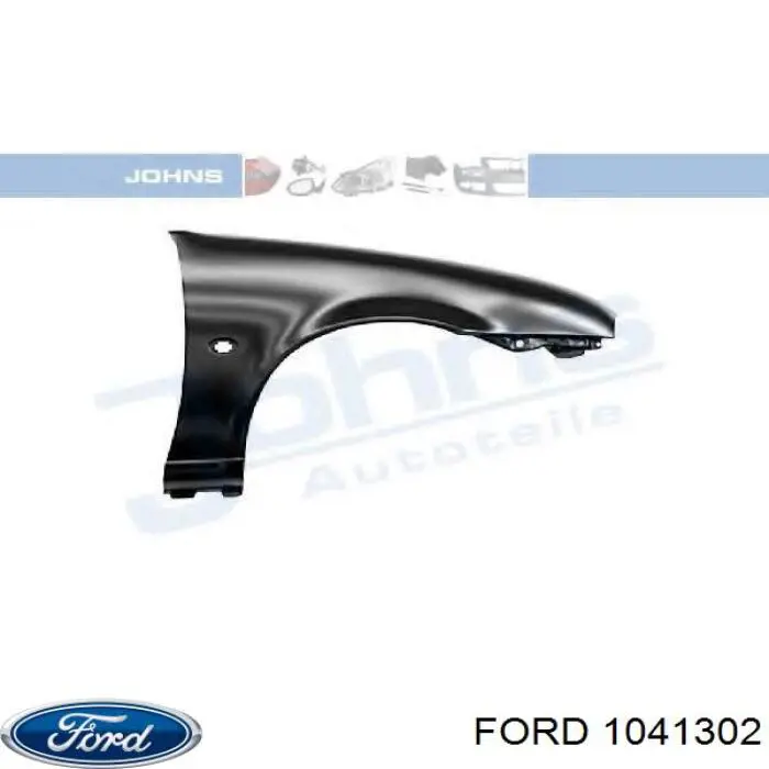 Guardabarros delantero derecho para Ford Fiesta (J5S, J3S)