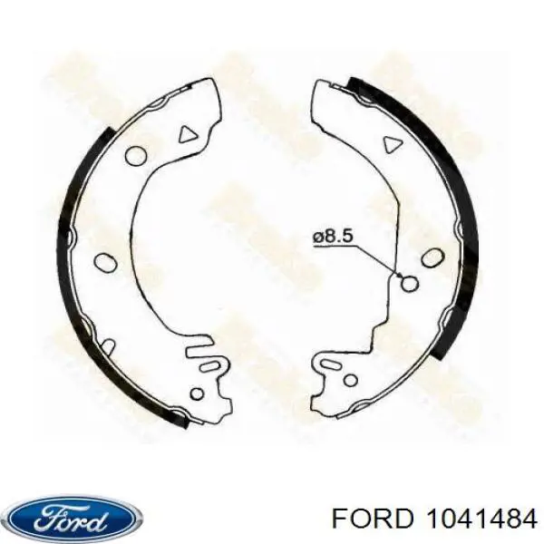 1041484 Ford zapatas de frenos de tambor traseras