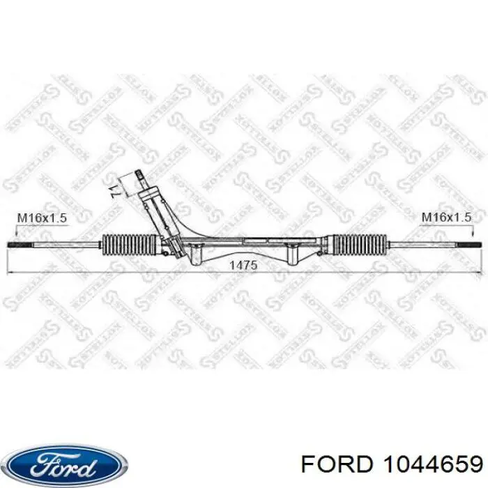 1044659 Ford cremallera de dirección
