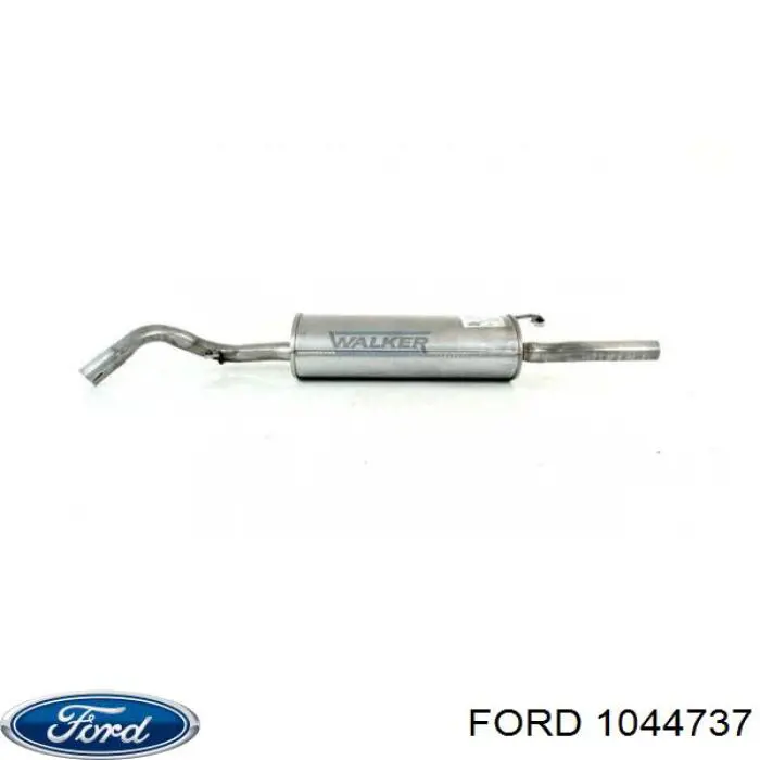1044737 Ford silenciador posterior