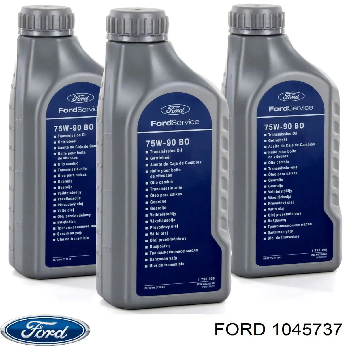 Ford Transmission Oil Sintético 75W-90 1 L Aceite transmisión (1045737)