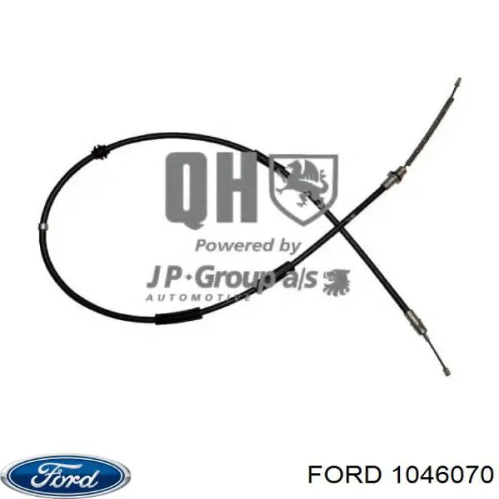 1046070 Ford cable de freno de mano trasero derecho/izquierdo