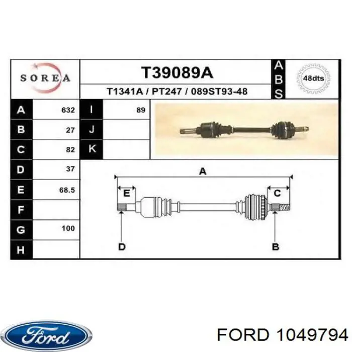 Retenes de válvulas Ford 1049794 precio, desde 0,53 EUR