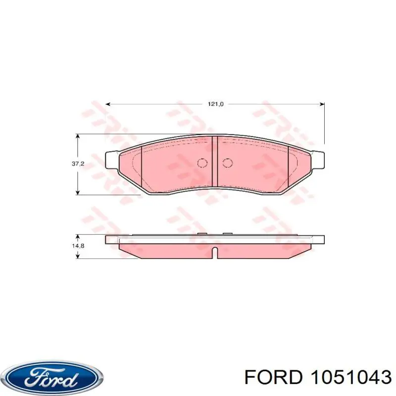 1051043 Ford inyector