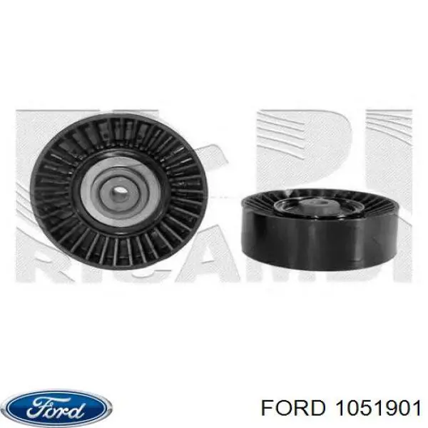 Comprar 1051901 Ford Polea tensora, correa poli V