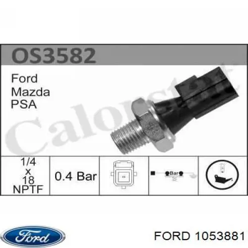 Indicador, presión del aceite Jaguar X-type CF1