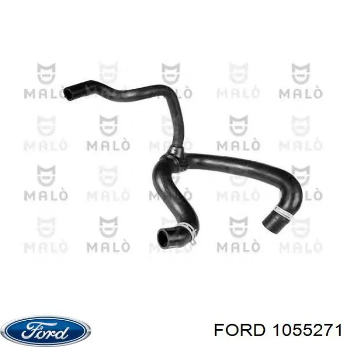 1055271 Ford tubería de radiador, tuberia flexible calefacción, inferior