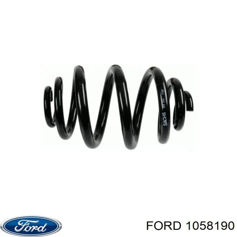 1058190 Ford muelle de suspensión eje trasero