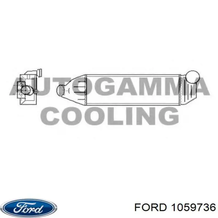 Radiador de aire de admisión Ford Mondeo I familiar (BNP) (1993 - 1996) precio, desde 52,27 EUR