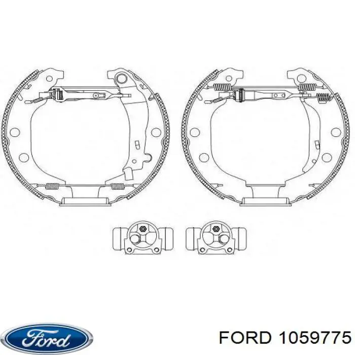 1034841 Ford mecanismo de elevalunas, puerta delantera izquierda