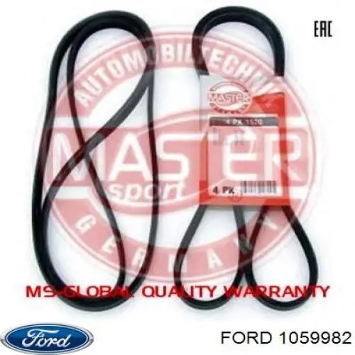 Correa de alternador 1059982 Ford
