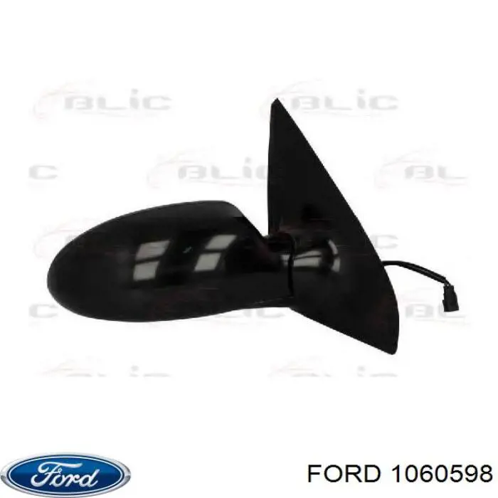Cristal de espejo retrovisor derecho 6442399 Alkar