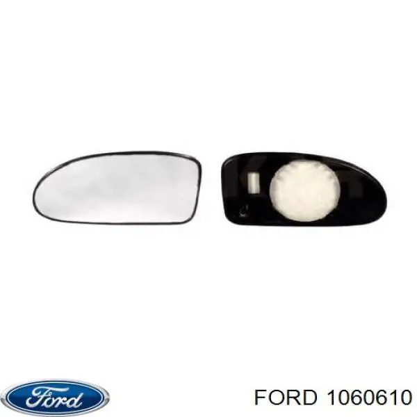 Cristal de espejo retrovisor exterior izquierdo 55011560 Jumasa