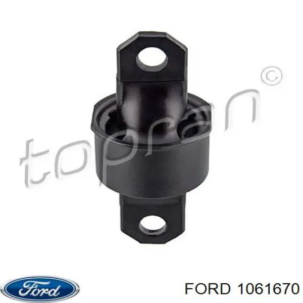 Buje delantero del brazo longitudinal trasero Ford 1061670