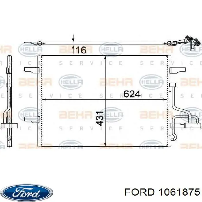 1061875 Ford disco de embrague