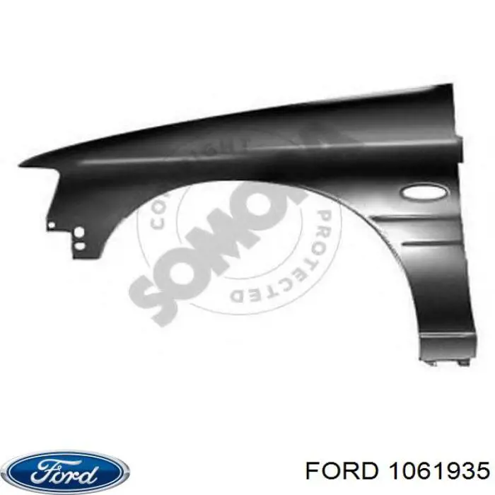 Guardabarros delantero izquierdo para Ford Escort (ALL)