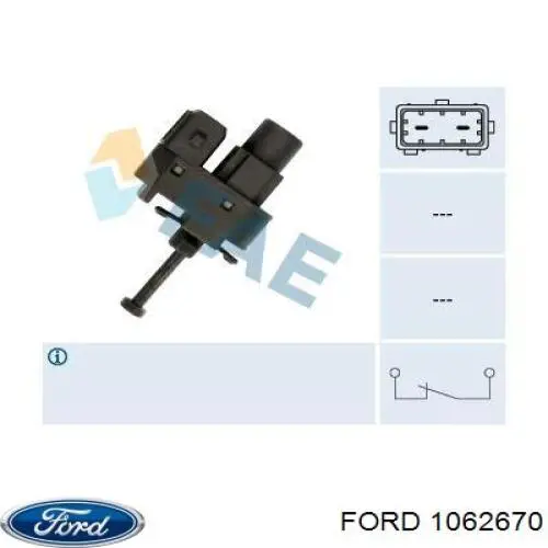 Interruptor luz de freno Ford 1062670